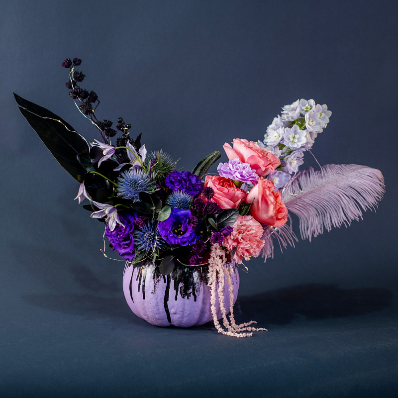 Композиция в тыкве «Мистика»