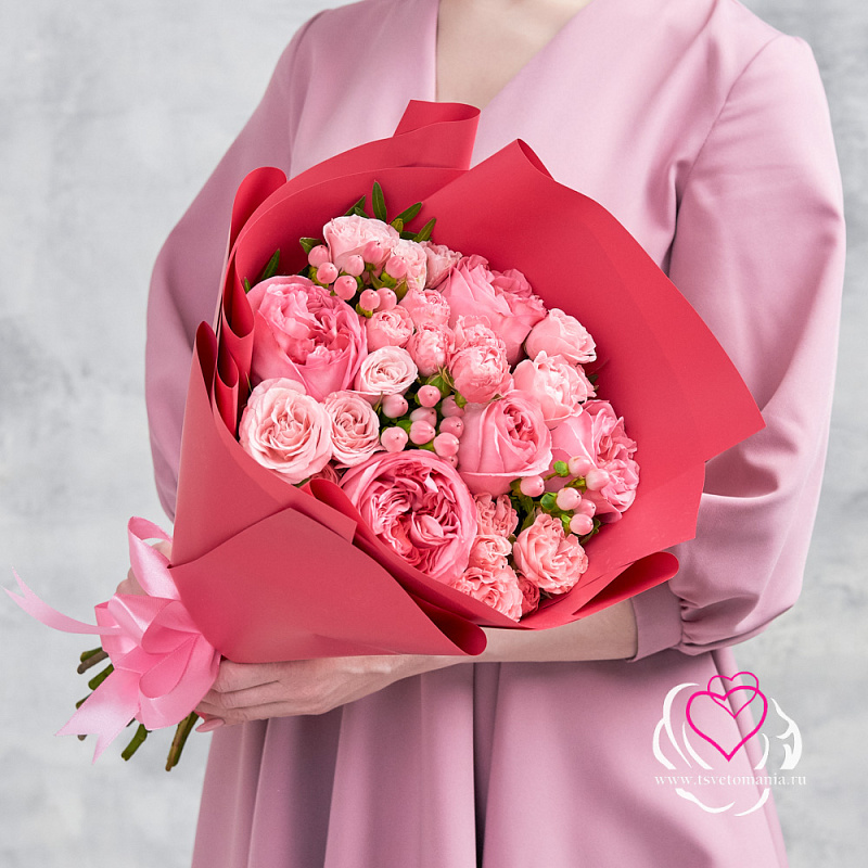 Букет «Клубничный десерт»