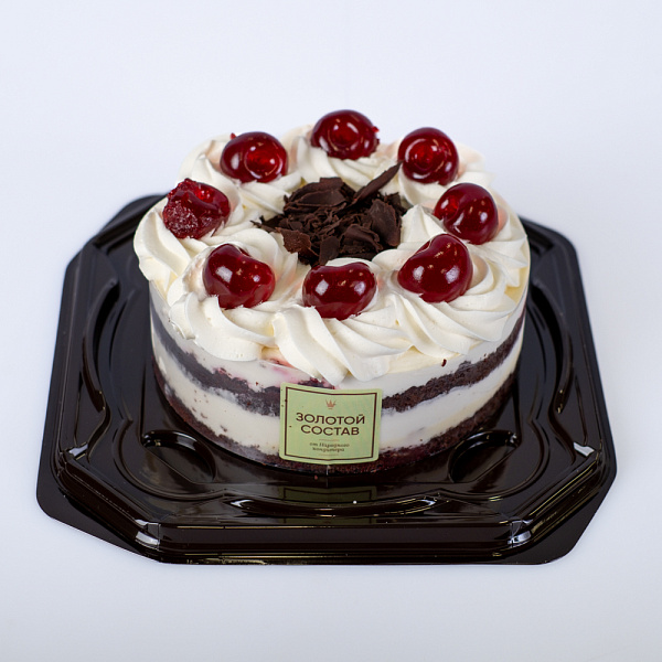 Купить Торт «Черный лес». Золотой состав в  с бесплатной доставкой: цена, фото, описание