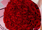 Купить Букет из 101 красной розы 60-70 см (Эквадор) в Санкт-Петербурге с бесплатной доставкой: цена, фото, описание