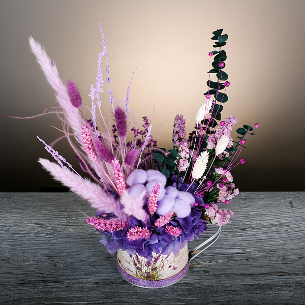 Купить Композиция из сухоцветов «Прованс» в  с бесплатной доставкой: цена, фото, описание