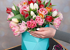 Купить Коробка «Магия тюльпанов» в Санкт-Петербурге с бесплатной доставкой: цена, фото, описание