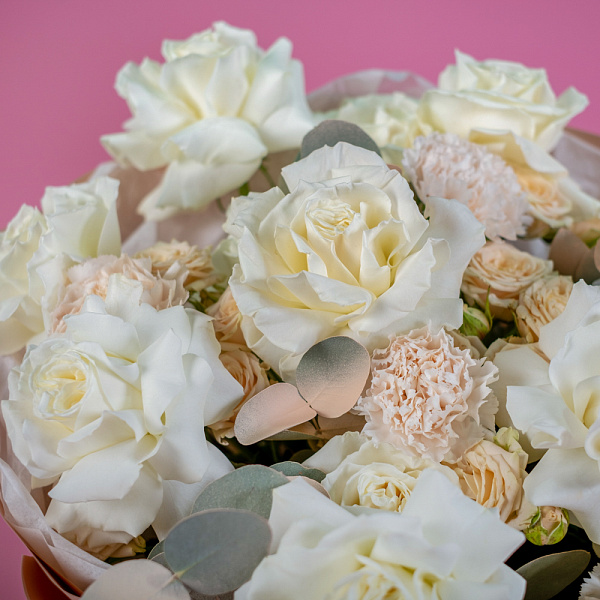 Купить Букет «Белый танец» в  с бесплатной доставкой: цена, фото, описание