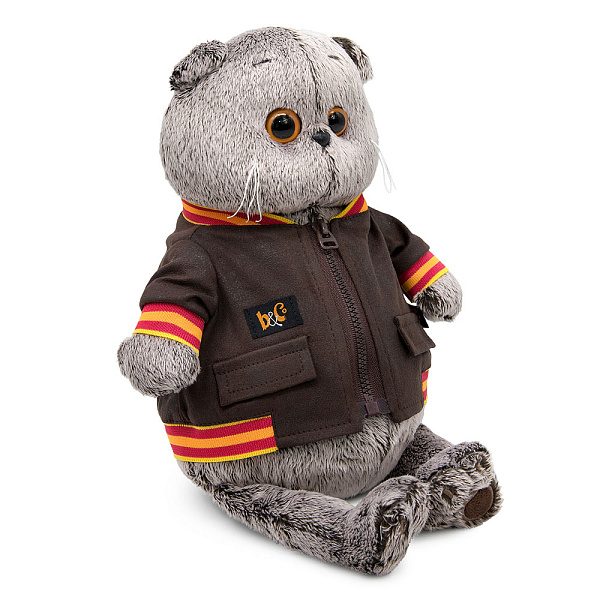 Купить Басик в кожаной куртке 25 см в  с бесплатной доставкой: цена, фото, описание