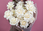 Купить Букет из 15 белых французских роз в  с бесплатной доставкой: цена, фото, описание