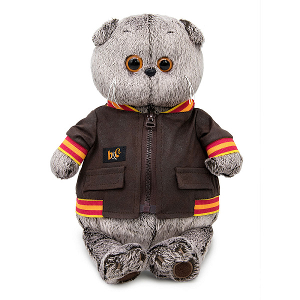 Купить Басик в кожаной куртке 25 см в  с бесплатной доставкой: цена, фото, описание