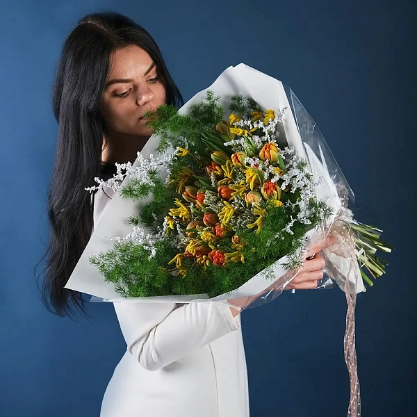 Купить Букет «Фактурный» в  с бесплатной доставкой: цена, фото, описание