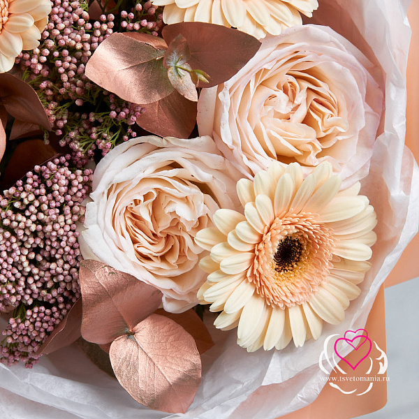 Купить Букет «Крем-брюле» в  с бесплатной доставкой: цена, фото, описание