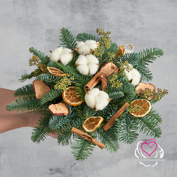 Купить Композиция «Апельсин и корица» в  с бесплатной доставкой: цена, фото, описание