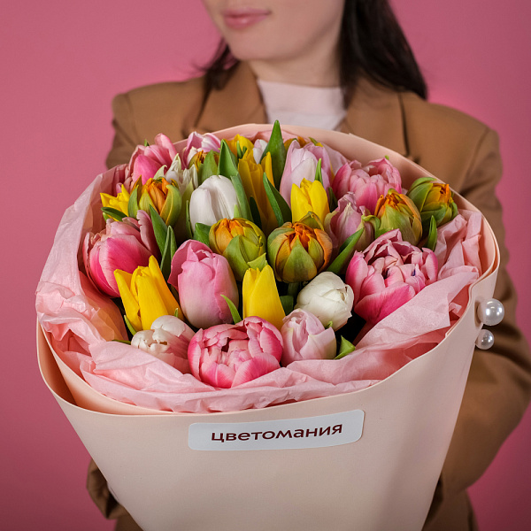 Купить Букет «Весна пришла» в  с бесплатной доставкой: цена, фото, описание