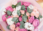 Купить Букет «Розовое мерцание» в Санкт-Петербурге с бесплатной доставкой: цена, фото, описание
