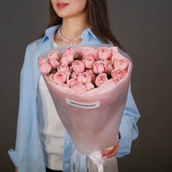 Купить Букет из 5 кустовых роз Мадам Бомбастик в  с бесплатной доставкой: цена, фото, описание