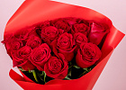 Купить Букет из 17 красных роз 50 см (Эквадор) в  с бесплатной доставкой: цена, фото, описание