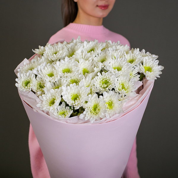 Купить Букет из 9 кустовых хризантем Радость в  с бесплатной доставкой: цена, фото, описание