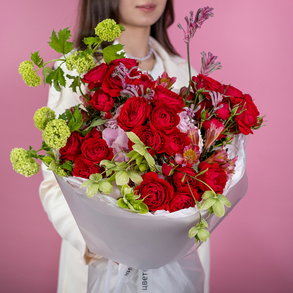 Купить Букет «Скарлетт» в  с бесплатной доставкой: цена, фото, описание