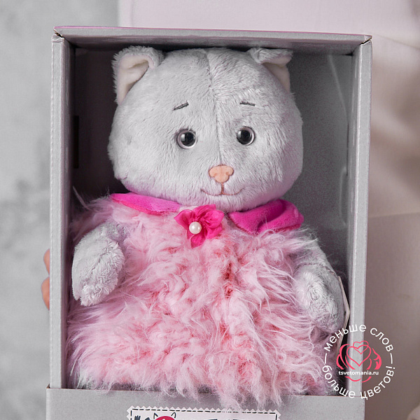 Купить Мышель в розовой жилетке 25 см в коробке в  с бесплатной доставкой: цена, фото, описание