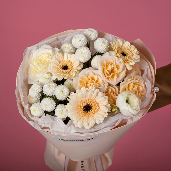 Купить Букет «Молочный коктейль» в  с бесплатной доставкой: цена, фото, описание