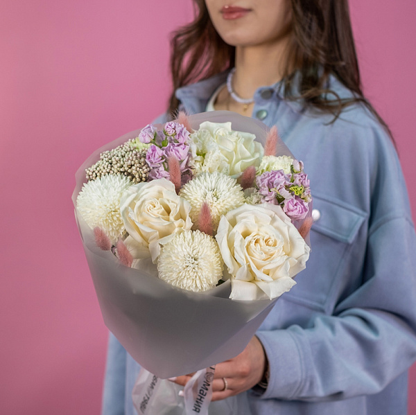 Купить Букет «Нежное чувство» в  с бесплатной доставкой: цена, фото, описание