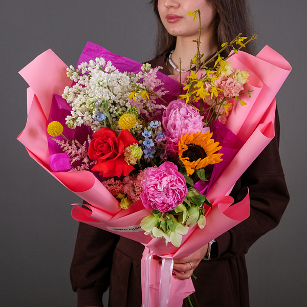 Купить Букет «Дофамин» в  с бесплатной доставкой: цена, фото, описание