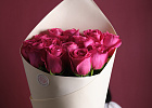 Купить Букет из 15 розовых роз 70 см в Санкт-Петербурге с бесплатной доставкой: цена, фото, описание