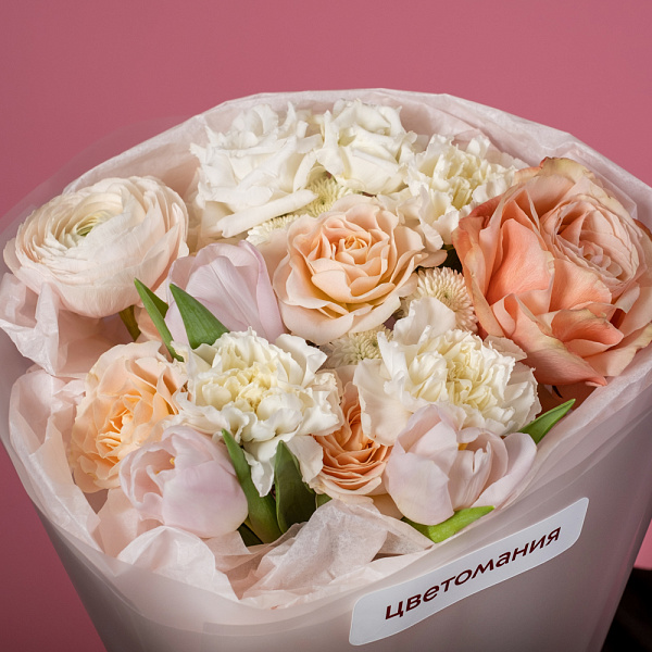 Купить Букет «Ванильный крем» в  с бесплатной доставкой: цена, фото, описание
