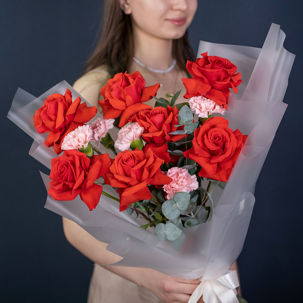 Купить Букет «Романс» в  с бесплатной доставкой: цена, фото, описание