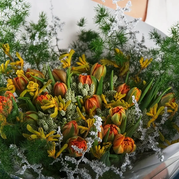 Купить Букет «Фактурный» в  с бесплатной доставкой: цена, фото, описание