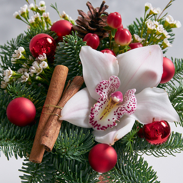 Купить Композиция в кружке «Пряничный домик» в  с бесплатной доставкой: цена, фото, описание