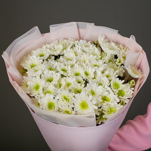 Купить Букет из 15 кустовых хризантем Радость в  с бесплатной доставкой: цена, фото, описание