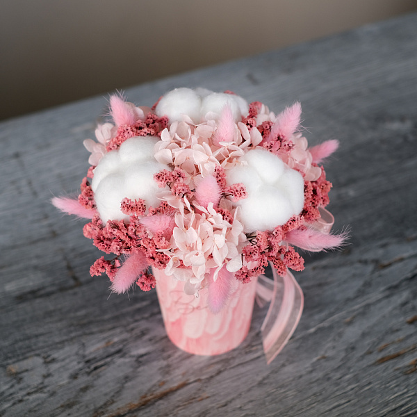 Купить Композиция из сухоцветов «Маленькая Франция» в  с бесплатной доставкой: цена, фото, описание