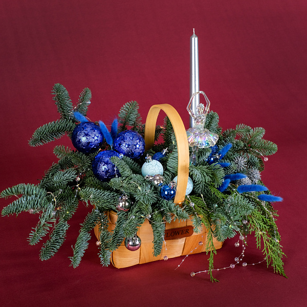 Купить Новогодняя композиция «Танец снежинок» в  с бесплатной доставкой: цена, фото, описание