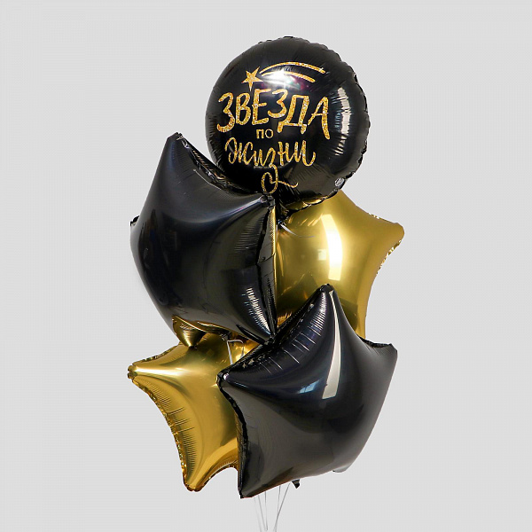 Купить Набор из 5 шаров «Звезда по жизни» в Санкт-Петербурге с бесплатной доставкой: цена, фото, описание