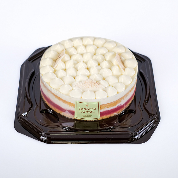 Купить Торт «МОЛОЧНАЯ ДЕВОЧКА КЛУБНИКА-МАЛИНА». Золотой состав в  с бесплатной доставкой: цена, фото, описание