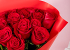 Купить Букет из 17 красных роз 50 см (Эквадор) в  с бесплатной доставкой: цена, фото, описание