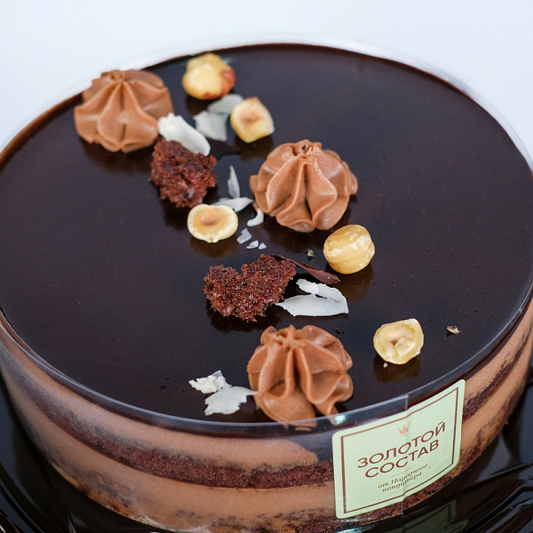 Купить Торт «ПРАЛИНЕ». Золотой состав в  с бесплатной доставкой: цена, фото, описание