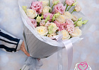 Купить Букет из 9 белых роз и эустом в Санкт-Петербурге с бесплатной доставкой: цена, фото, описание