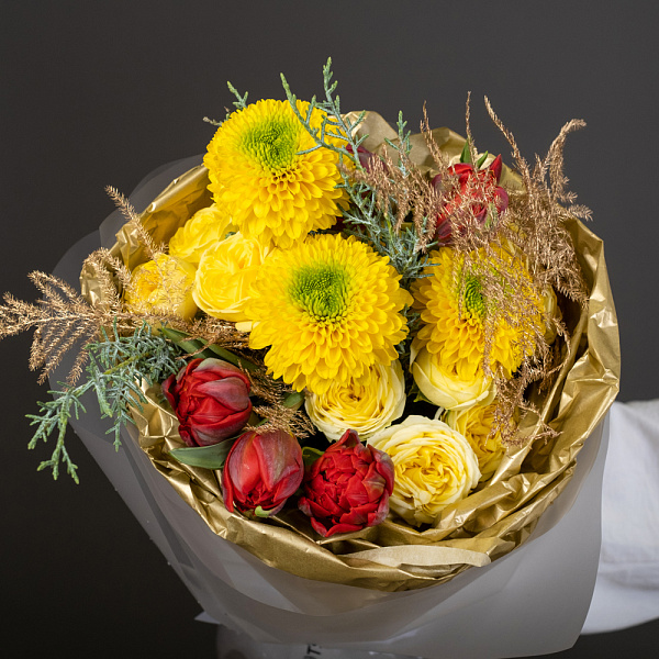 Купить Букет «Мороз и солнце» в  с бесплатной доставкой: цена, фото, описание