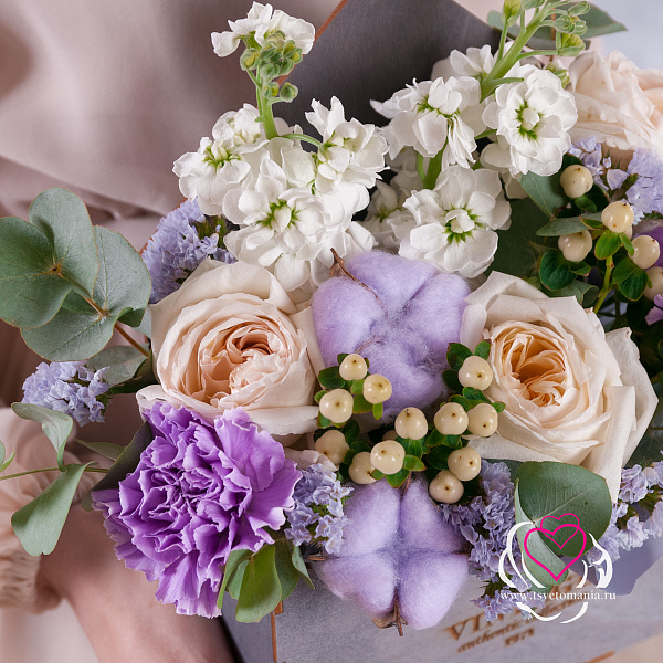 Купить Конвертик в деревянном ящике «Цветочная симфония» в  с бесплатной доставкой: цена, фото, описание