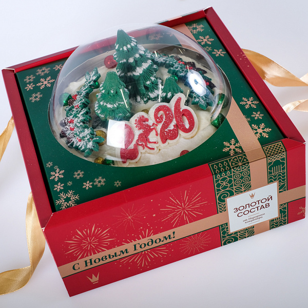 Купить Торт шар «Чёрный лес» 590г в  с бесплатной доставкой: цена, фото, описание