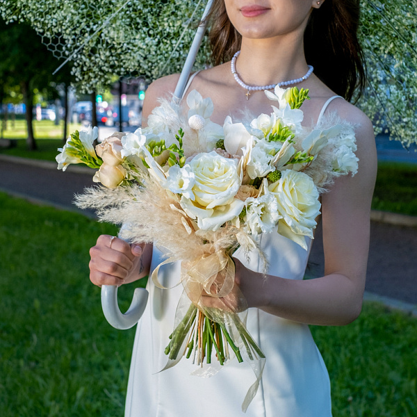 Купить Свадебный букет в стиле Бохо "Шик" в  с бесплатной доставкой: цена, фото, описание