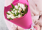 Купить Букет 25 белых тюльпанов в Санкт-Петербурге с бесплатной доставкой: цена, фото, описание