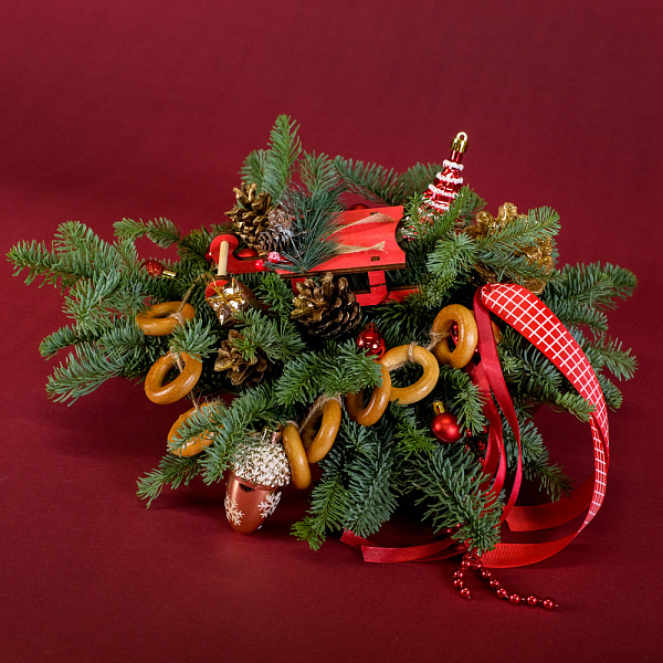 Купить Композиция «Зимушка-зима» в  с бесплатной доставкой: цена, фото, описание