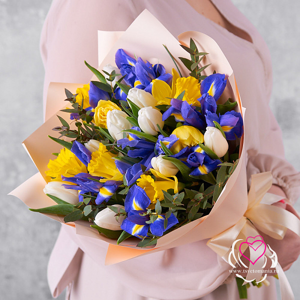 Купить Букет «Весенний туман» в  с бесплатной доставкой: цена, фото, описание