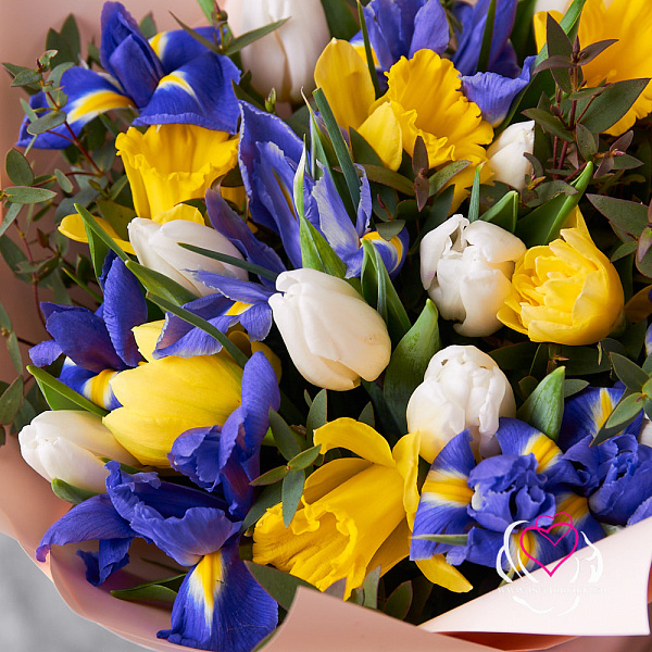 Купить Букет «Весенний туман» в  с бесплатной доставкой: цена, фото, описание