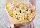 Купить Букет «51 белая роза Premium»  (Эквадор) в Санкт-Петербурге с бесплатной доставкой: цена, фото, описание