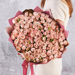 Купить Букет из 51 кустовой розы Мадам бомбастик в Санкт-Петербурге с бесплатной доставкой: цена, фото, описание