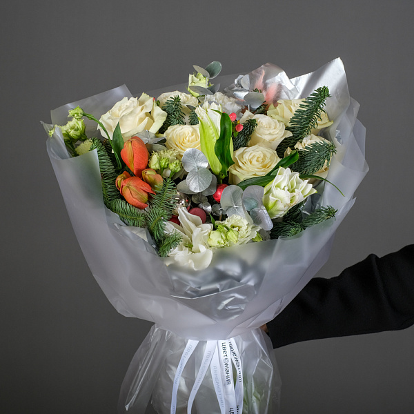 Купить Букет «Зимний вечер» L в  с бесплатной доставкой: цена, фото, описание