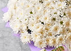 Купить Букет из 51 белой кустовой хризантемы в Санкт-Петербурге с бесплатной доставкой: цена, фото, описание