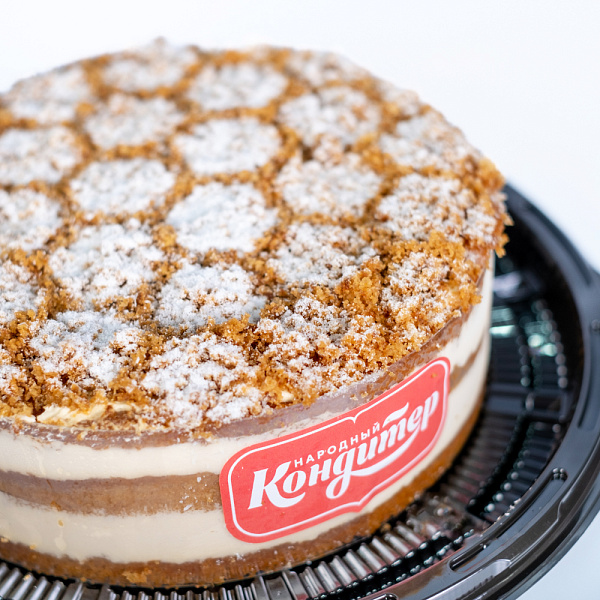 Купить Торт «МЕДОВИК С ЗАВАРНЫМ КРЕМОМ» 500г в  с бесплатной доставкой: цена, фото, описание