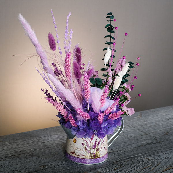 Купить Композиция из сухоцветов «Прованс» в  с бесплатной доставкой: цена, фото, описание